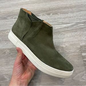 Seychelles Green Suede Slip on Boots US 8 High Top Sneakers